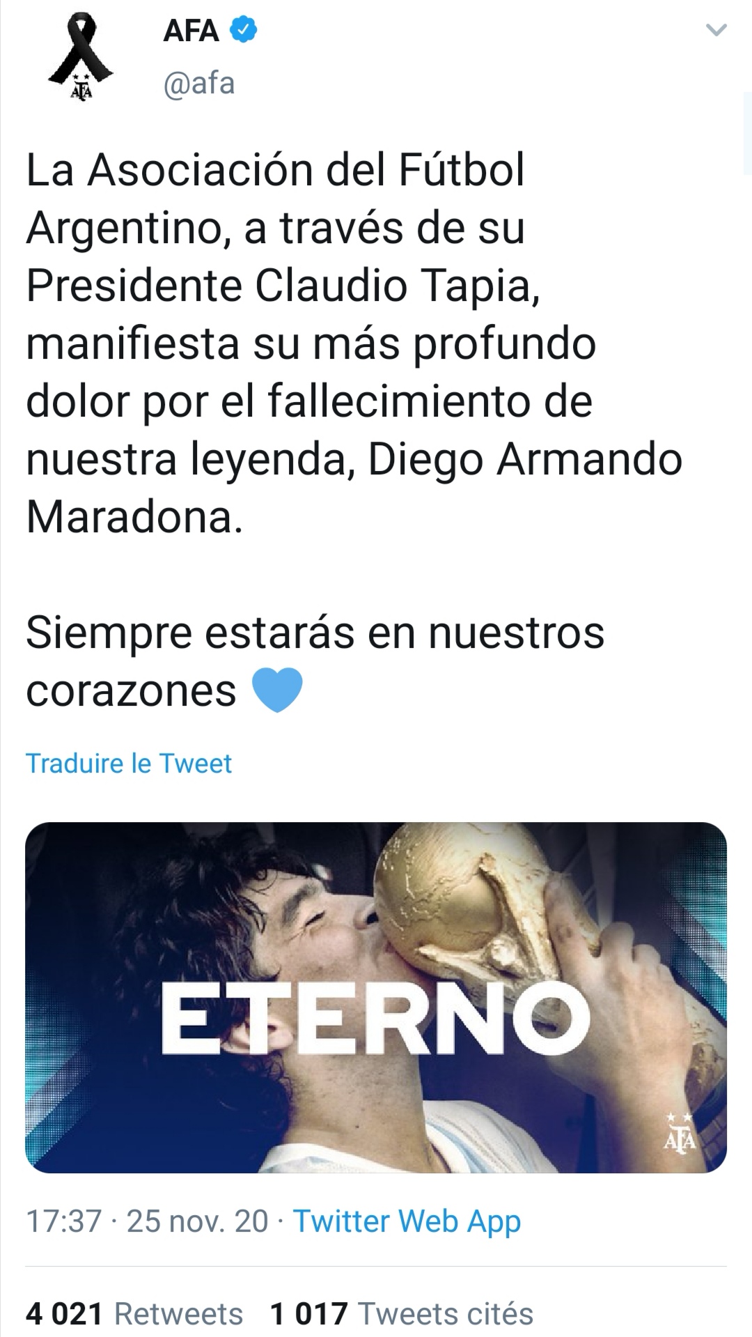 Maradona-mort