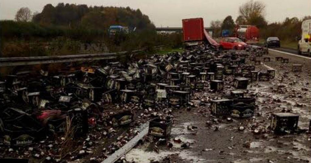 trente-mille-bouteilles--biere-bloque-autoroute-allemagne