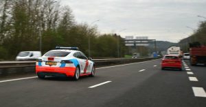 voiture-police-luxembourg-tesla-panne-autoroute