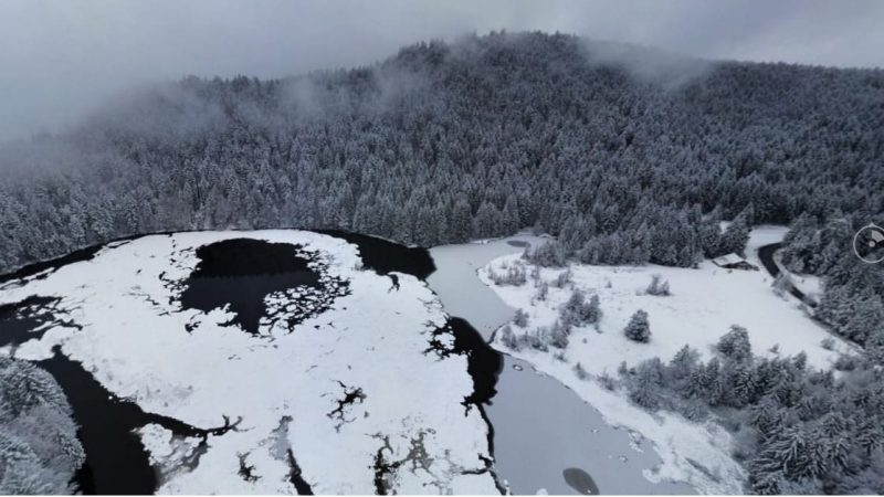 Vosges : Le lac de Lispach aujourd’hui à 360°